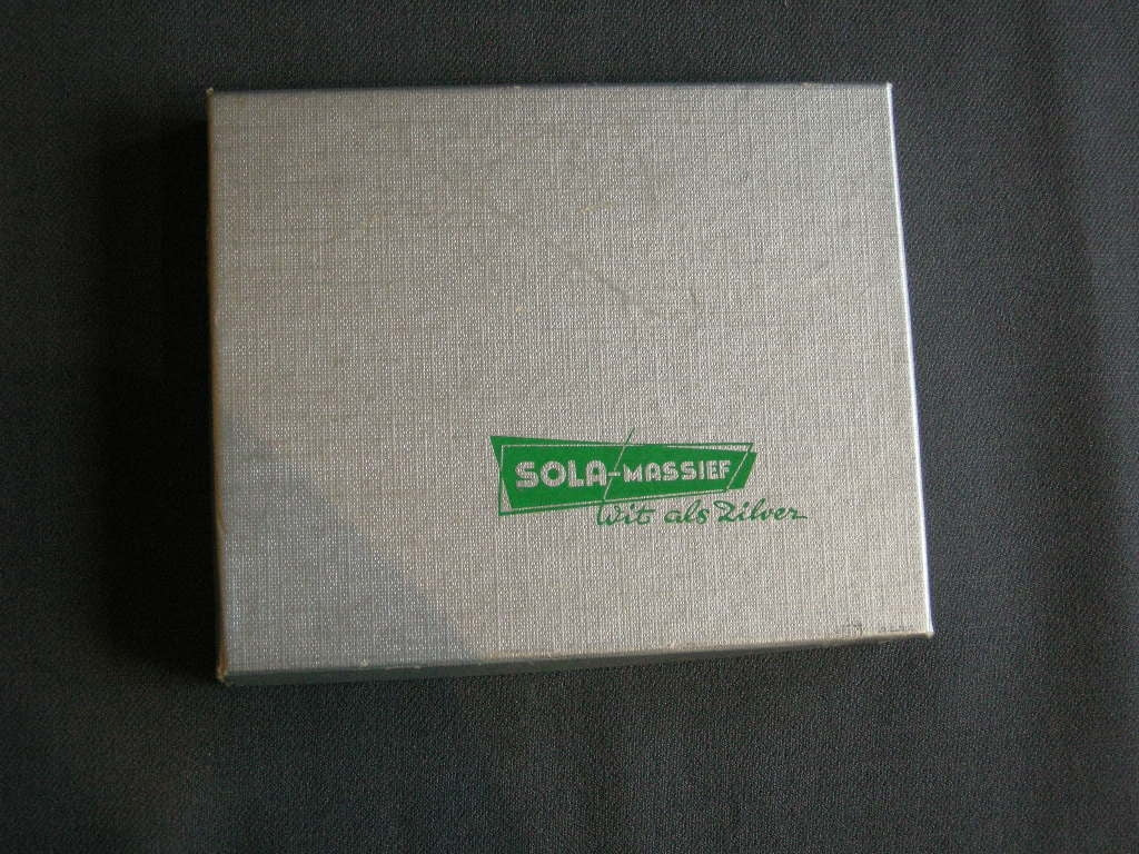 Sola GZ model 430 puntfilet espressolepeltjes / advocaatlepeltjes