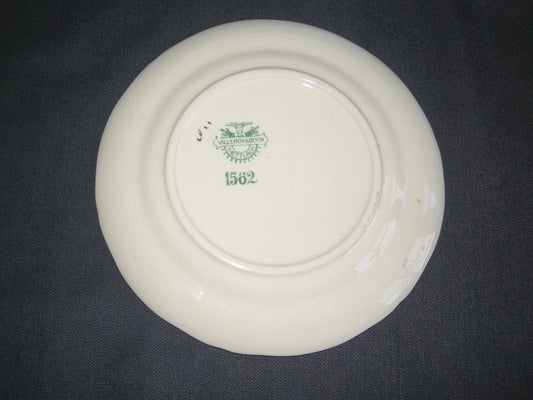 Villeroy & Boch Alt Strassburg oud stempel gebaksbordje O17 cm. roos met verkleuring