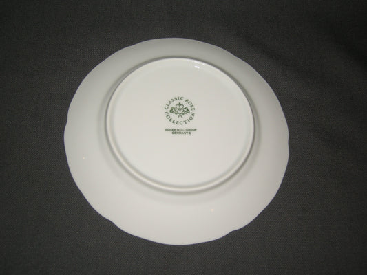 Rosenthal Sanssouci spierwit rose pioenroos gebaksbordje