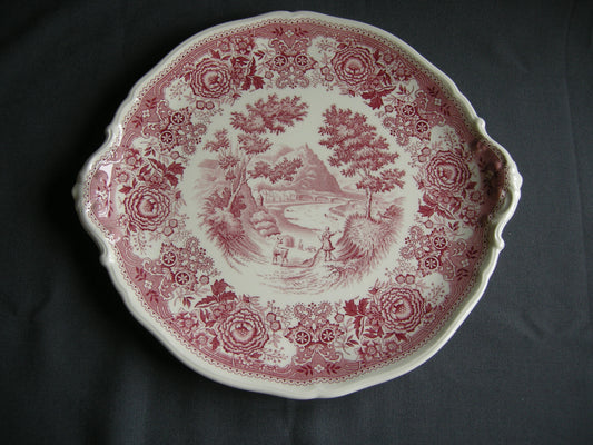 Villeroy & Boch Burgenland rood gebaksschaal
