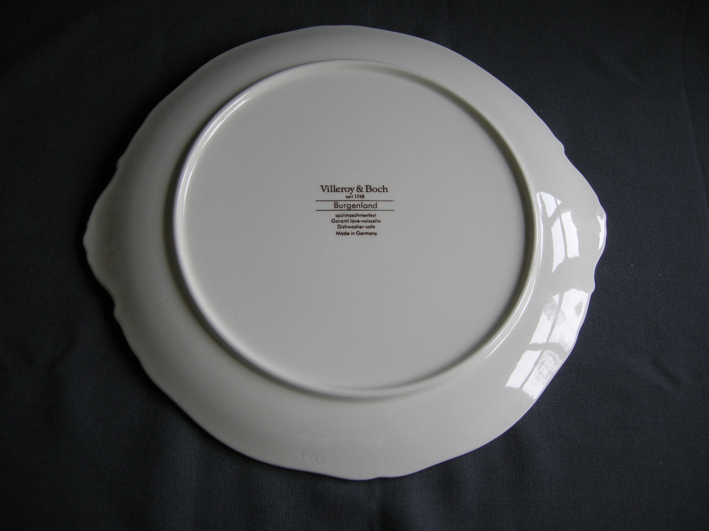 Villeroy & Boch Burgenland rood gebaksschaal