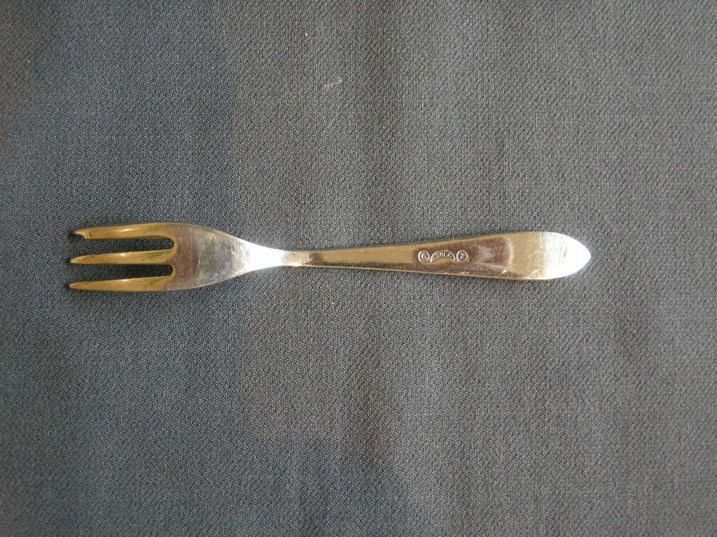 Sola GZ model 430 puntfilet gebaksvorkjes smal in origineel doosje