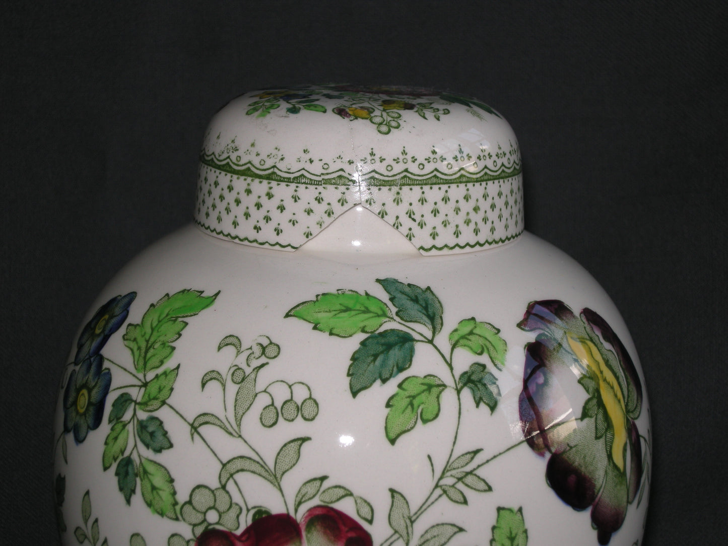 Mason's Paynsley green gemberpot