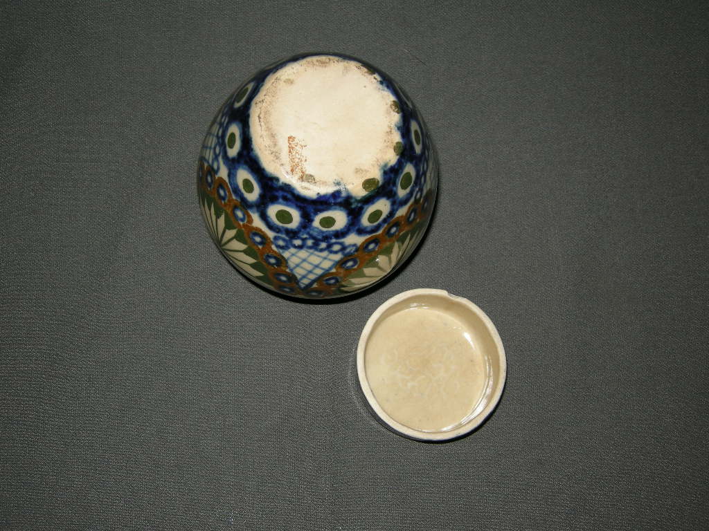 Bunzlau gemberpotje / potje voor theeblaadjes