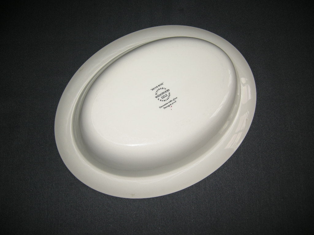 Wedgwood Briar Rose groenteschaal 26,5 x 20,5 x 5,5 cm met vlekjes