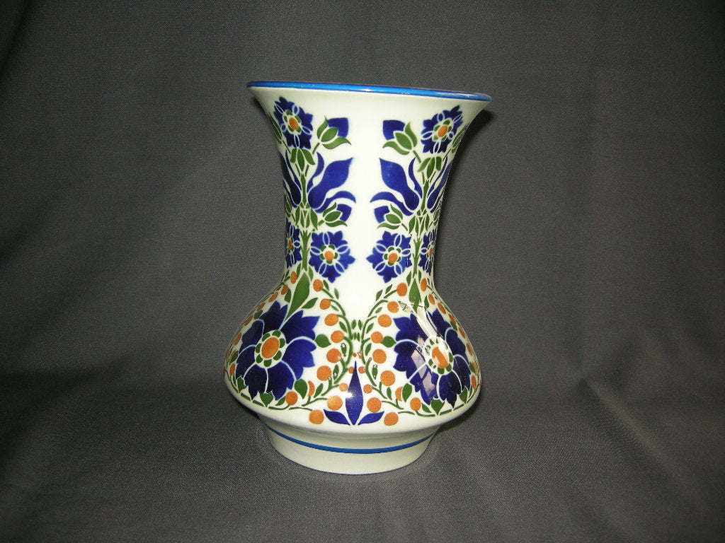 Societe Ceramique vazen en boempotten 003. vaas hoogte 21,5 cm.