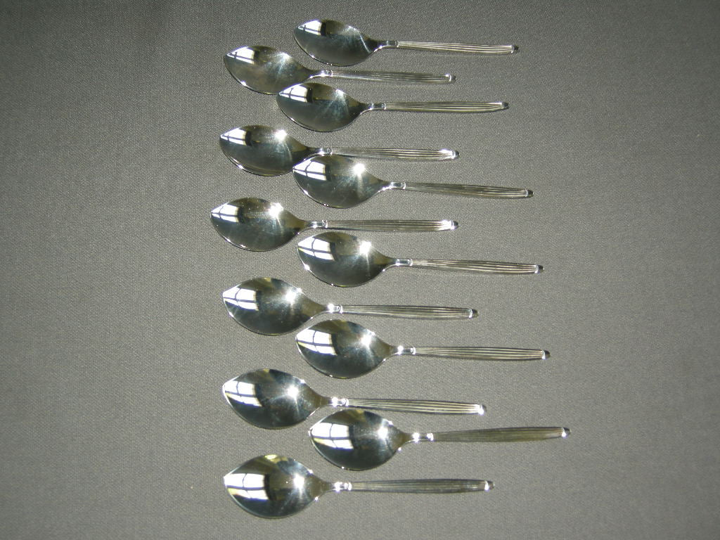 Gero verzilverd model 234 Excellence ijslepeltjes 11,8 cm.
