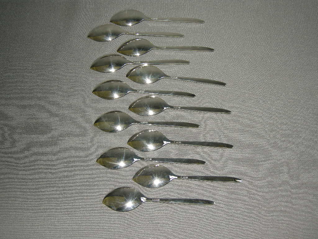 Gero verzilverd model 234 Excellence ijslepeltjes 11,8 cm.