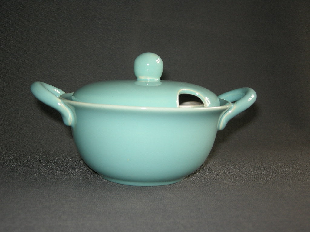 Huizen pastel aqua jampotje