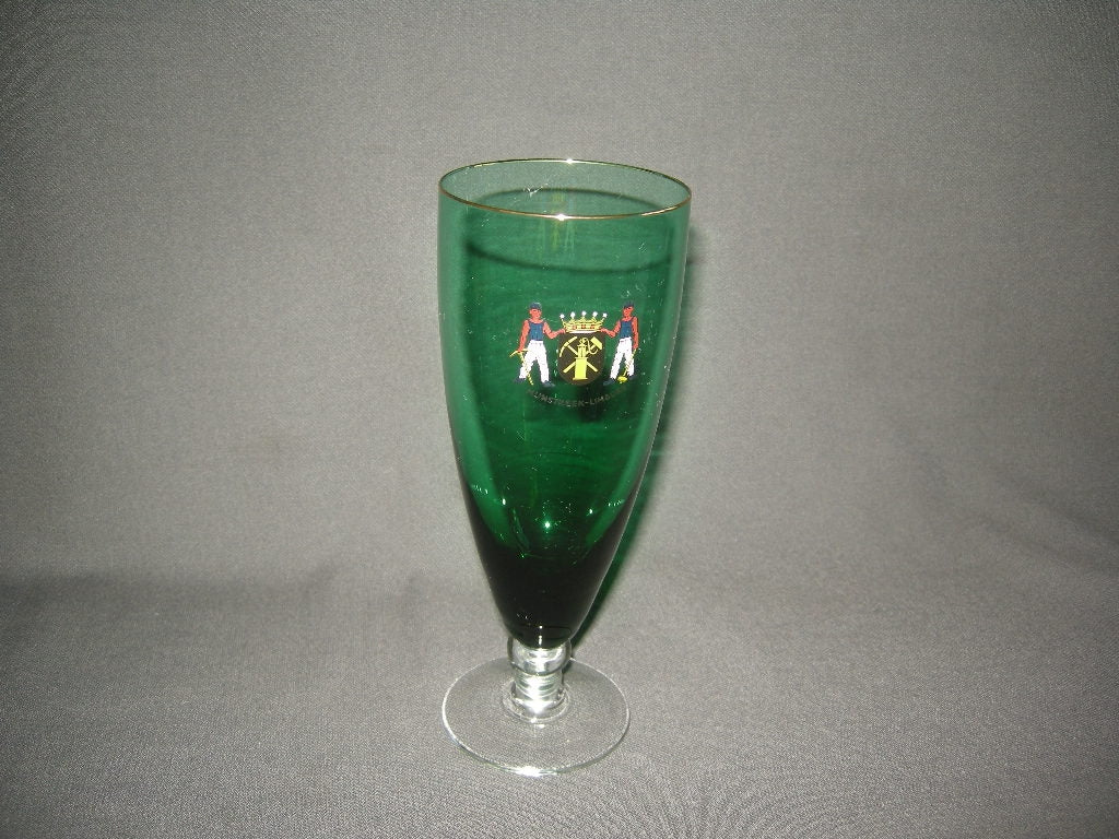 Kristalunie Maastricht carnavalsglas K7 donkergroen "Mijnstreek - Limburg"