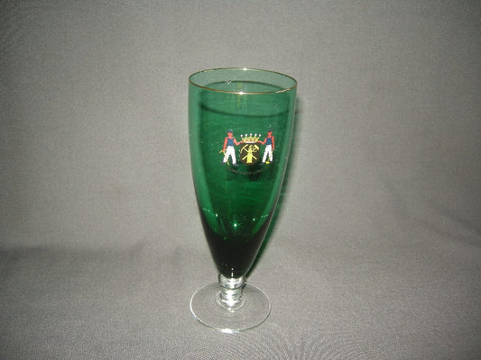 Kristalunie Maastricht carnavalsglas K7 donkergroen "Mijnstreek - Limburg"