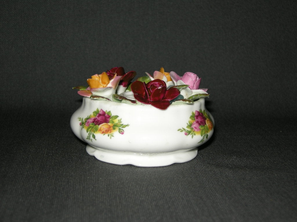 Royal Albert Old Country Roses kandelaar met bloemetjes