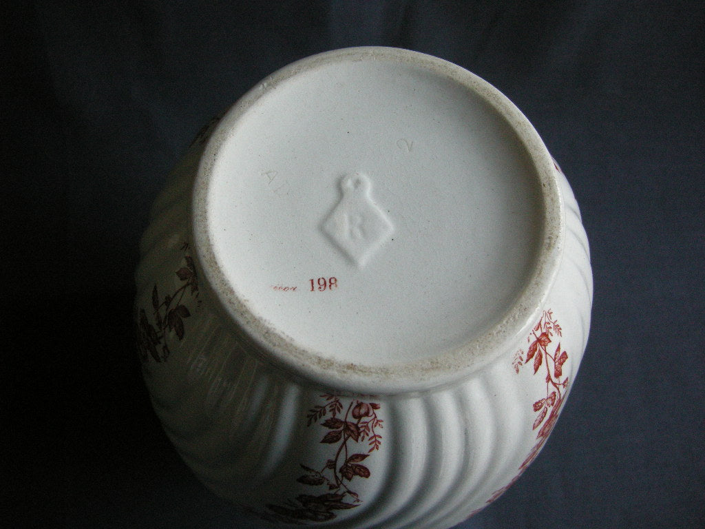Petrus Regout decor 198 lampetstel