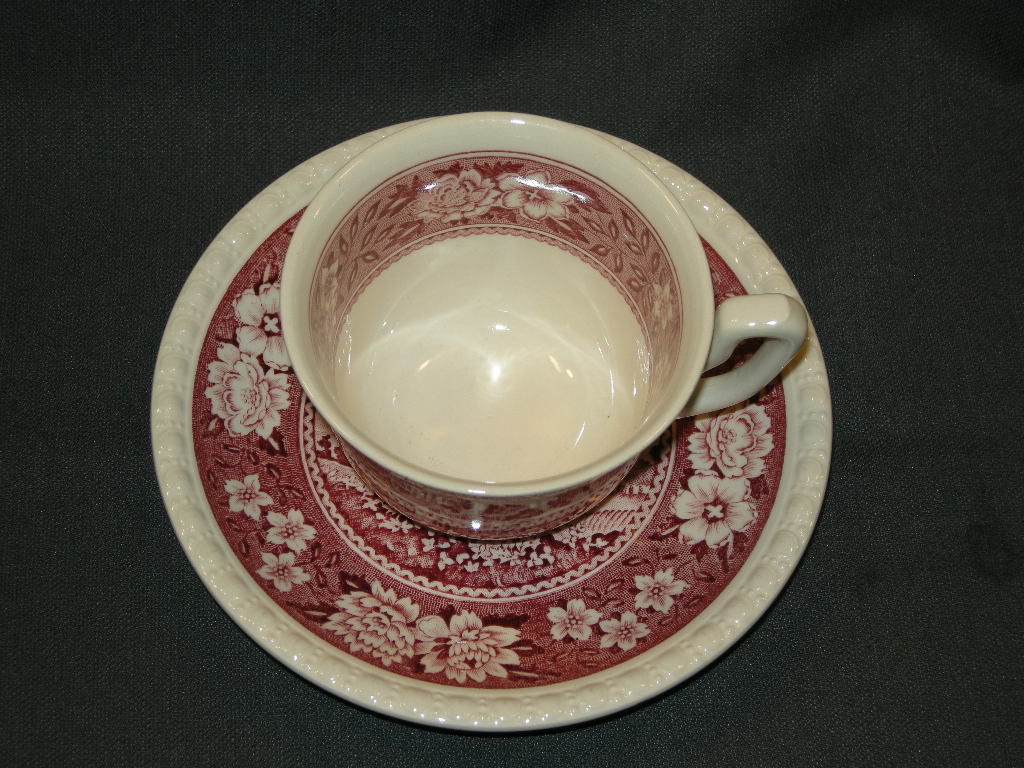 Villeroy & Boch Rusticana rood kop & schotel koffie