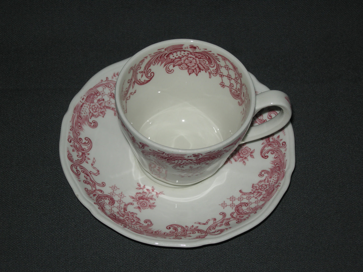 Villeroy & Boch Valeria rood koffiekop & schotel