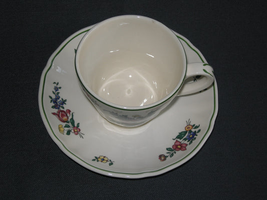 Villeroy & Boch Alt Strassburg nieuw stempel koffiekop & schotel dichte tulp