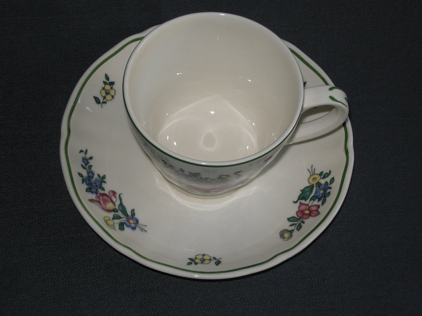 Villeroy & Boch Alt Strassburg nieuw stempel koffiekop & schotel roos