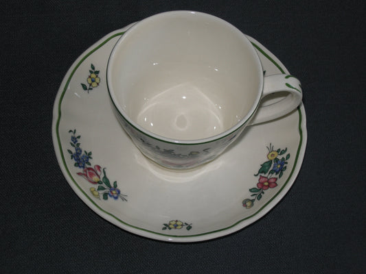Villeroy & Boch Alt Strassburg nieuw stempel koffiekop & schotel roos