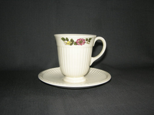 Wedgwood Briar Rose koffiekop en schotel