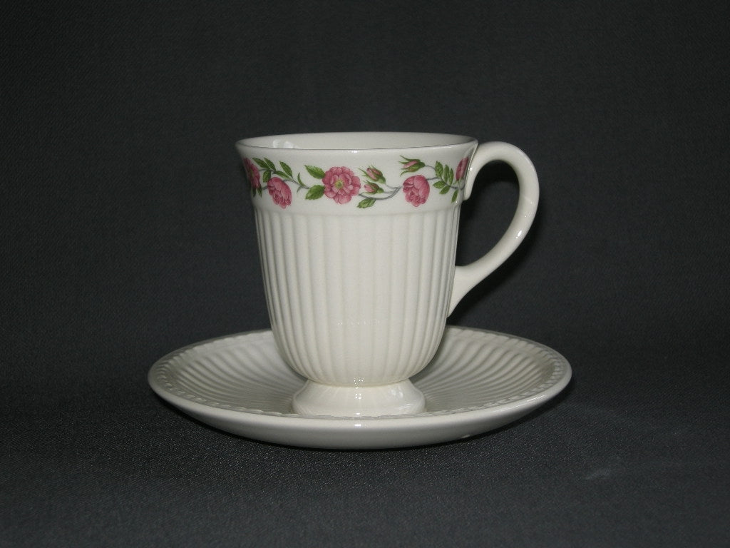 Wedgwood Rosalind koffiekop & schotel