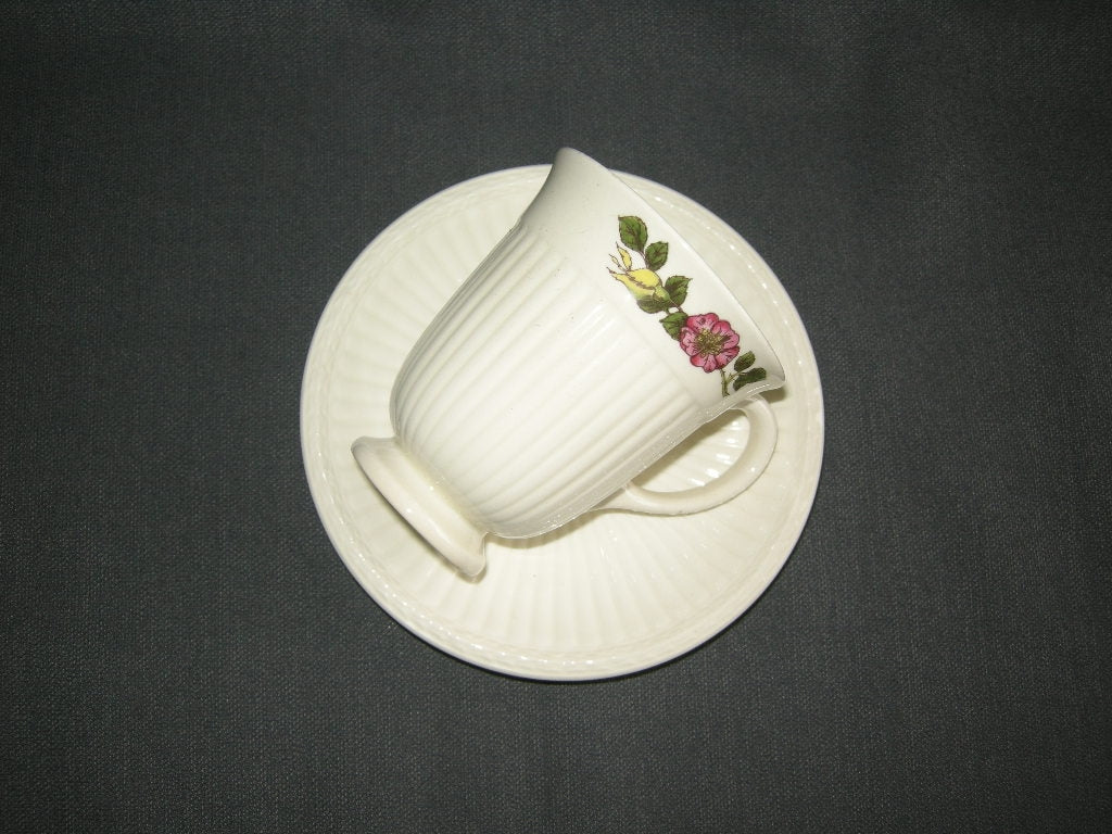 Wedgwood Briar Rose koffiekop en schotel