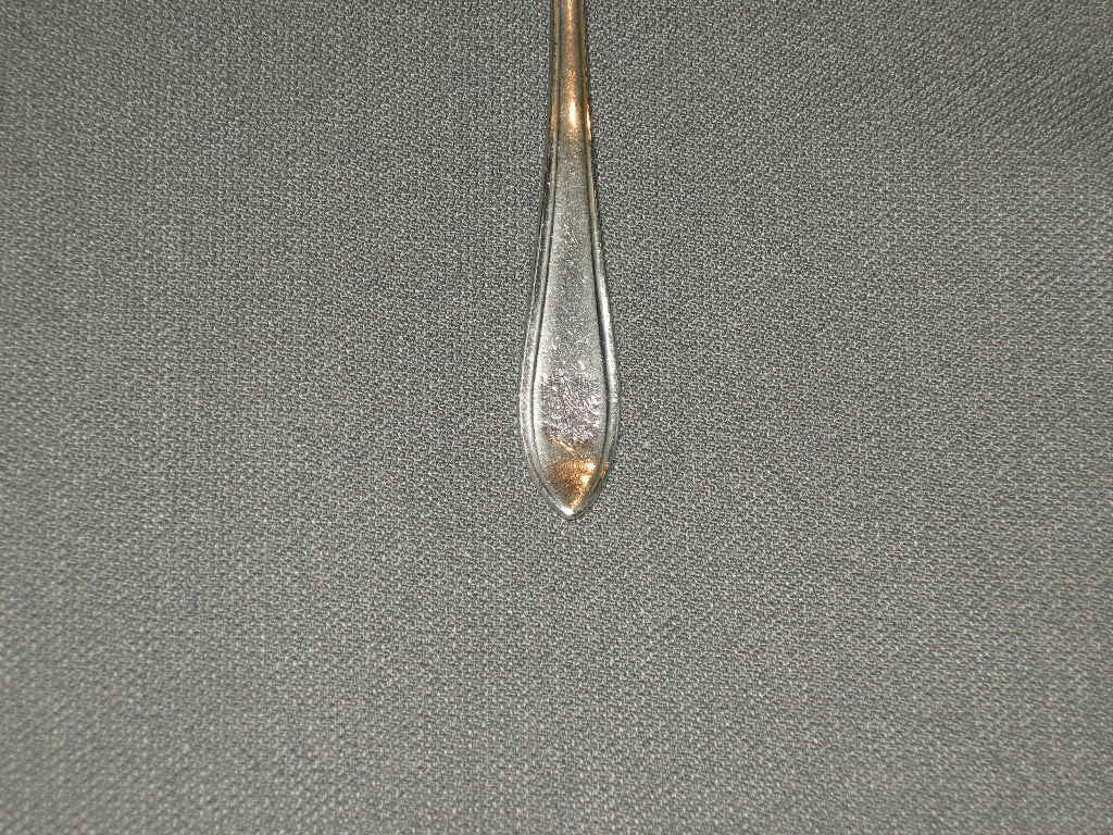 Gero verzilverd model 618 puntfilet koffielepeltje 11,5 cm.