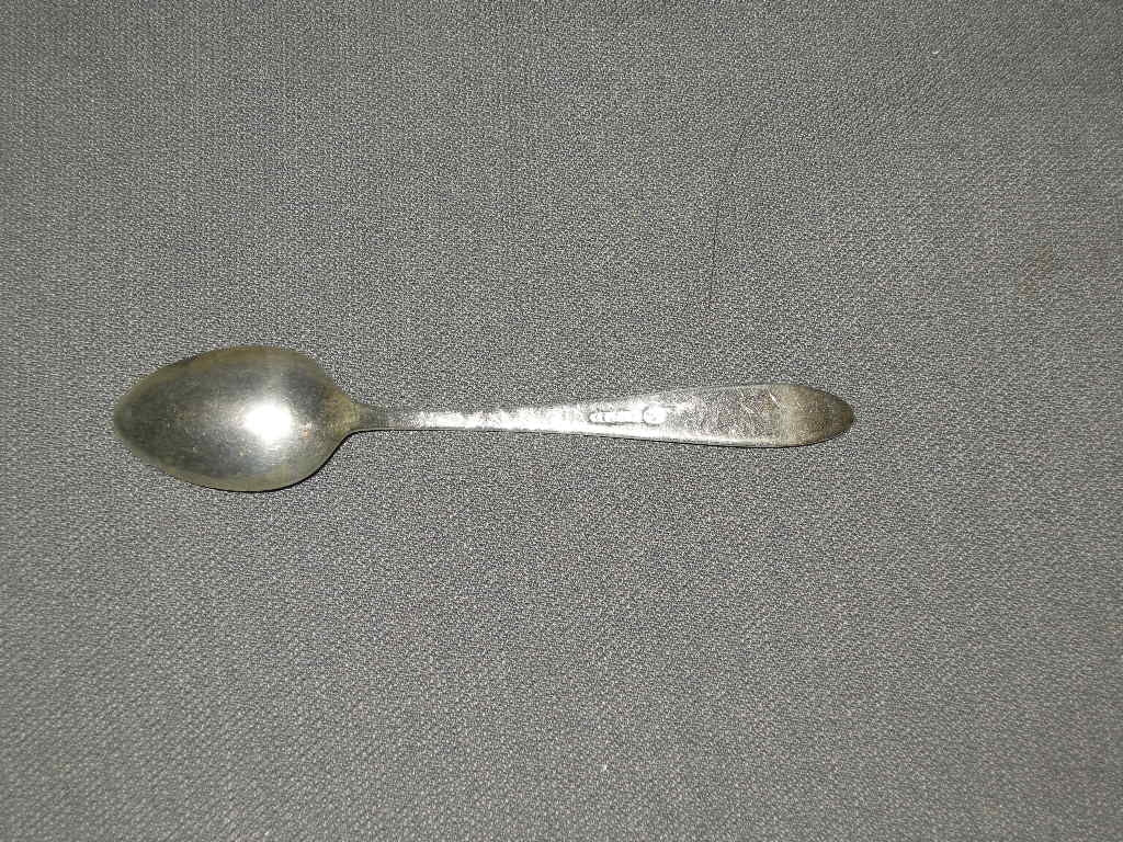 Keltum verzilverd P2 Enkel puntfilet koffielepeltje 11,5 cm.