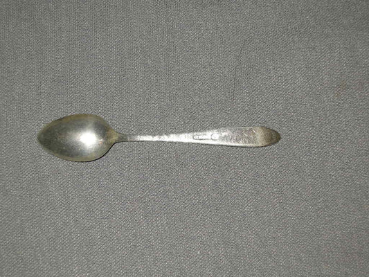 Keltum verzilverd P2 Enkel puntfilet koffielepeltje 11,5 cm.