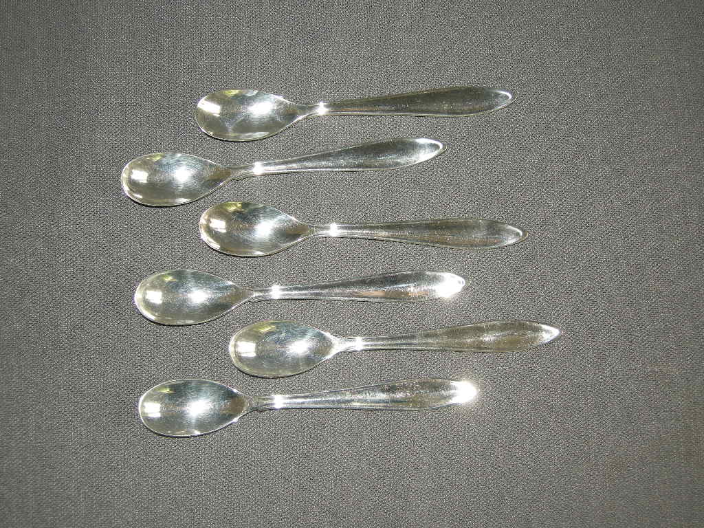 Gero verzilverd model 229 Perfection koffielepeltjes