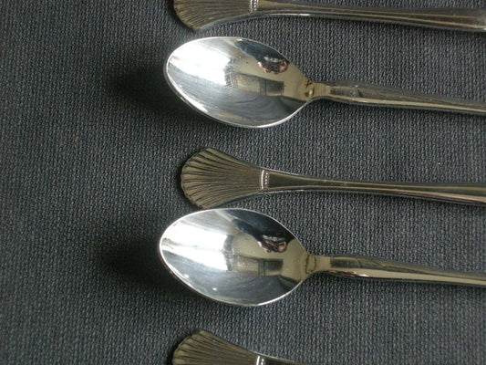 Keltum verzilverd waaiermodel koffielepeltjes