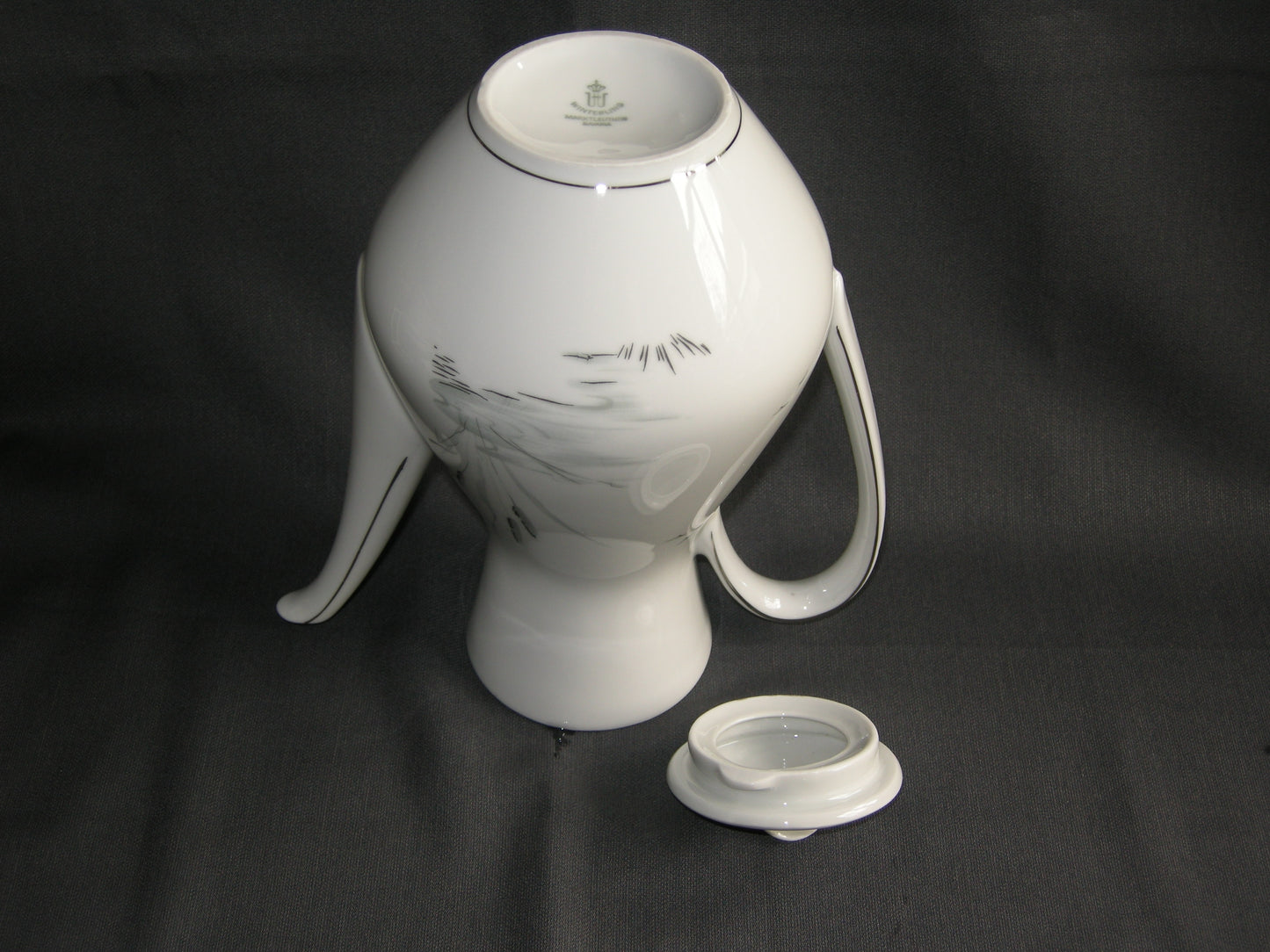 Winterling Marktleuthen spierwit - grijs decor koffie- / theepot