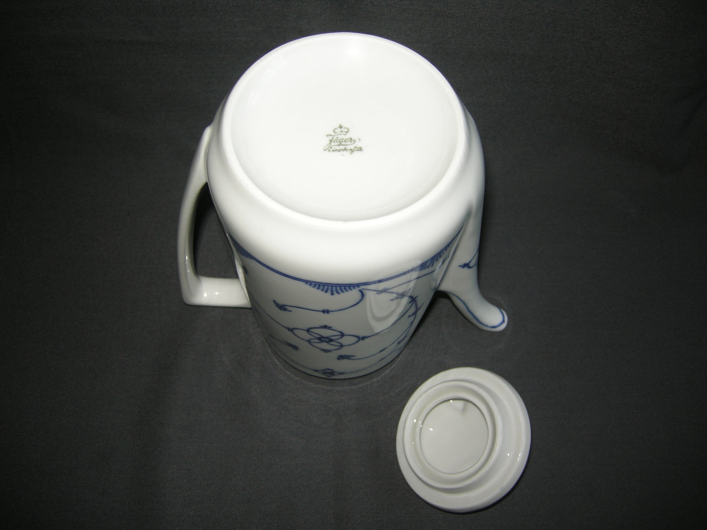 Jäger Blau Saks koffiepot schuin model