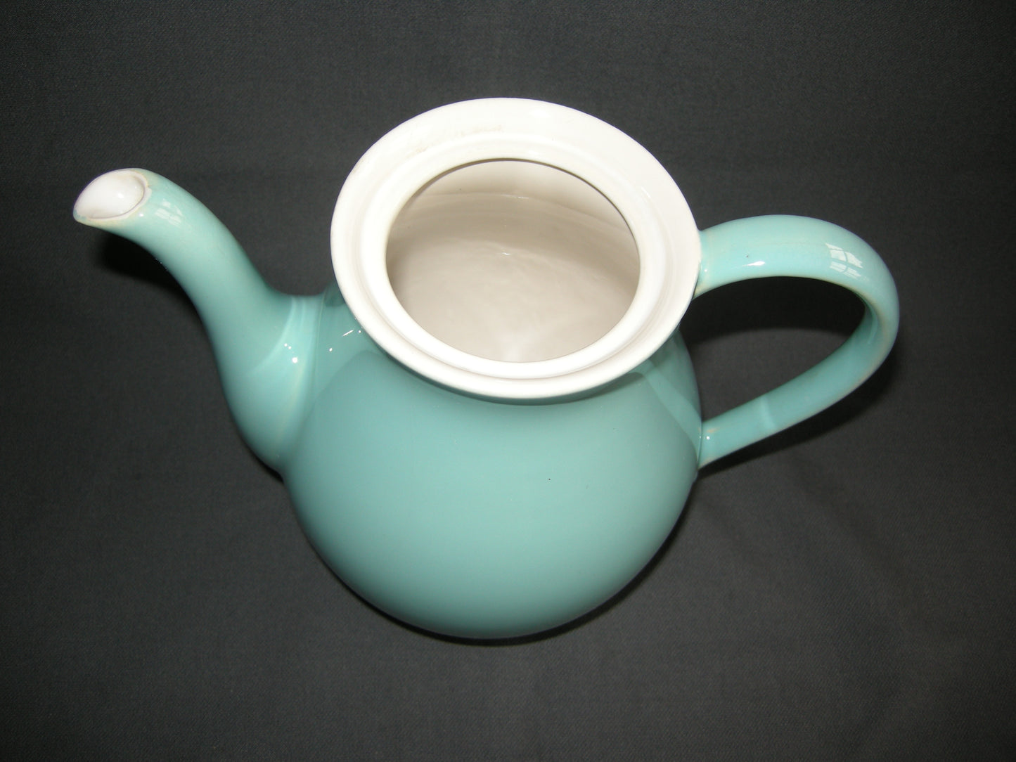 Huizen pastel aqua koffiepot zonder deksel