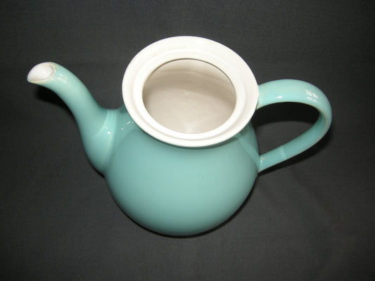 Huizen pastel aqua koffiepot zonder deksel
