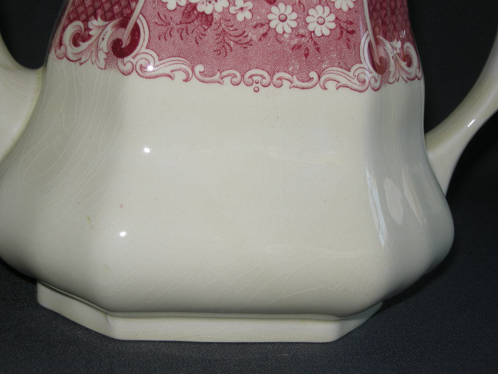 Societe Ceramique Victoria rood koffiepot