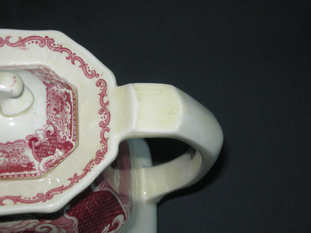 Societe Ceramique Victoria rood koffiepot