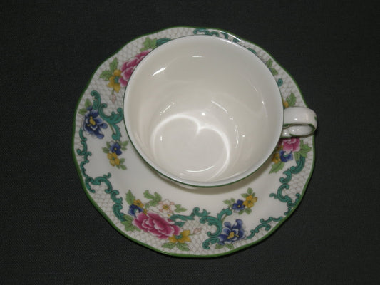 Royal Doulton Floradora green kop & schotel