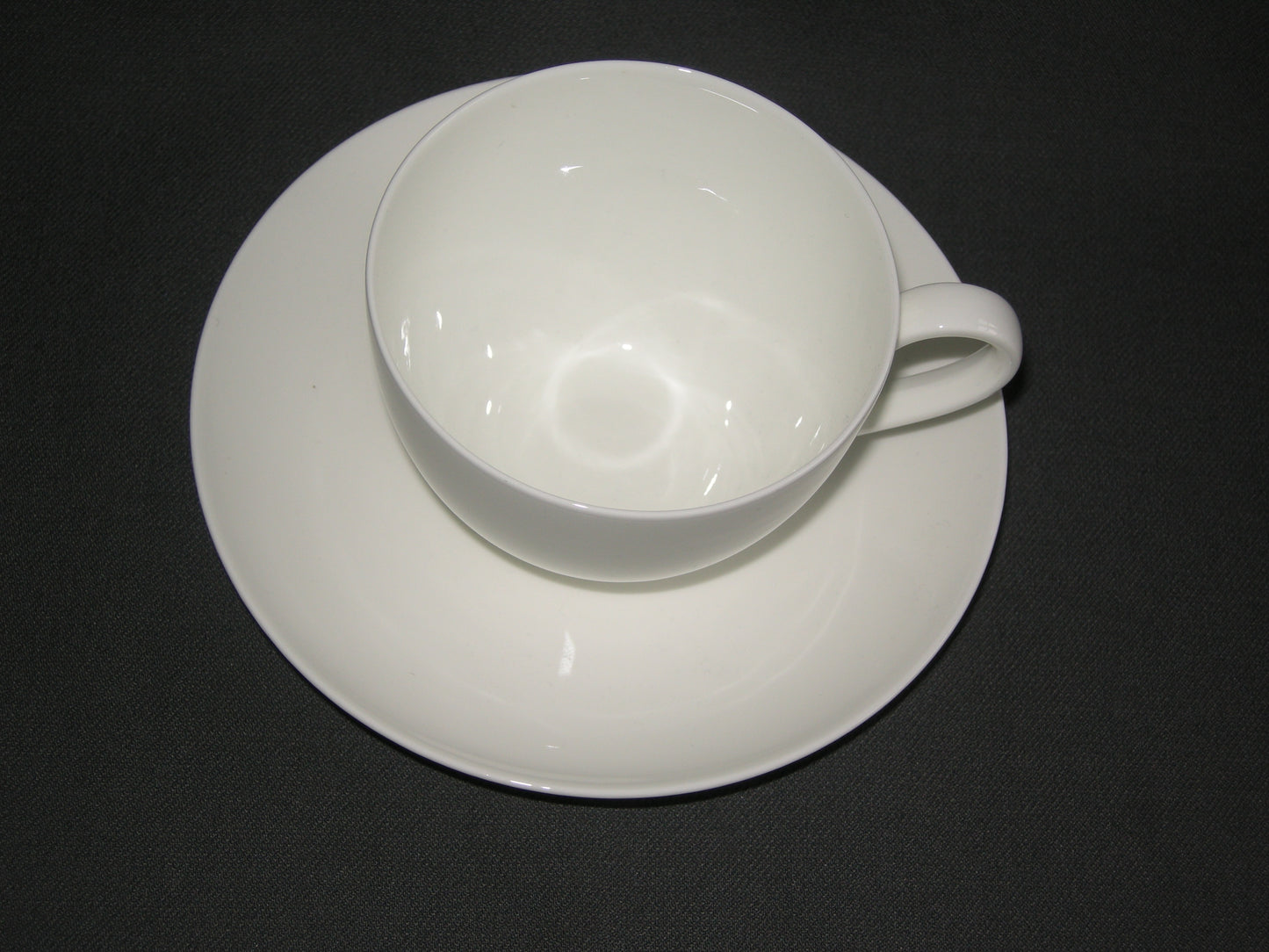 Villeroy & Boch spierwit effen glad kop & schotel