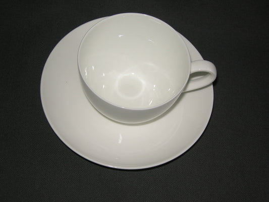 Villeroy & Boch spierwit effen glad kop & schotel