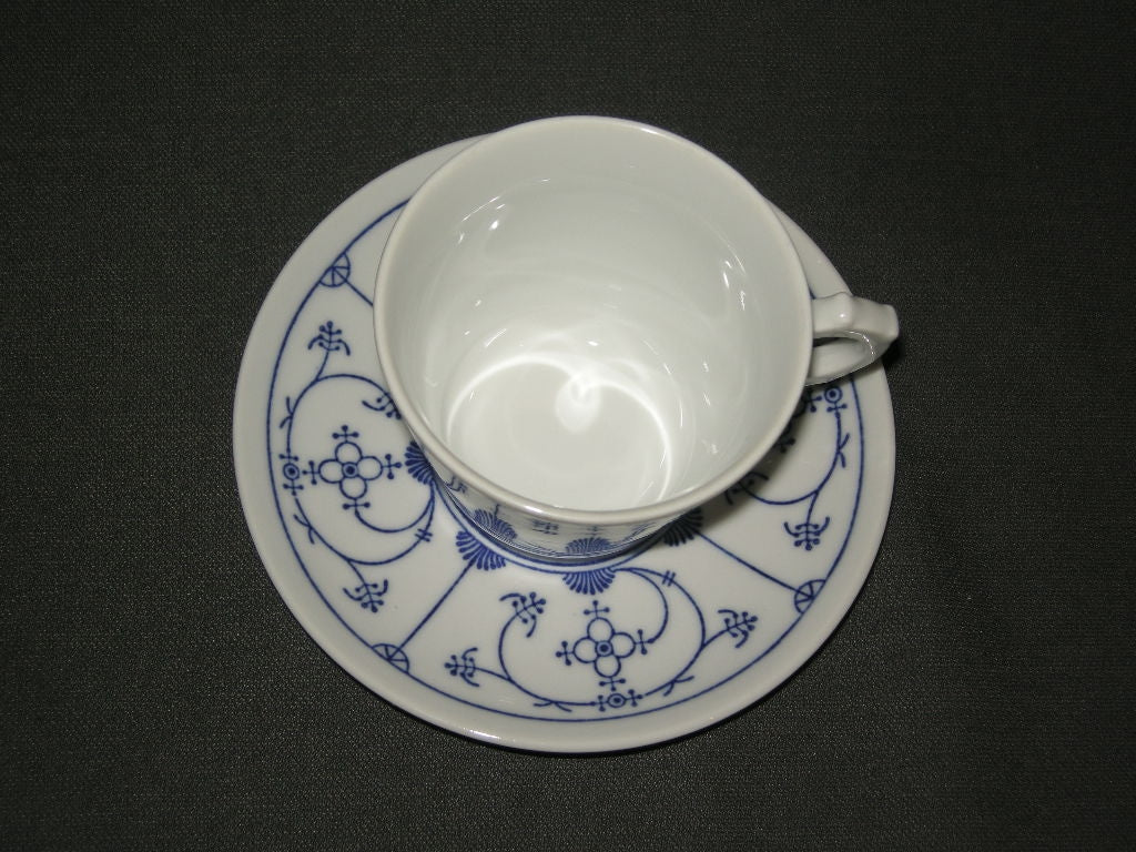 Kahla Blau Saks kop & schotel hoekig oor