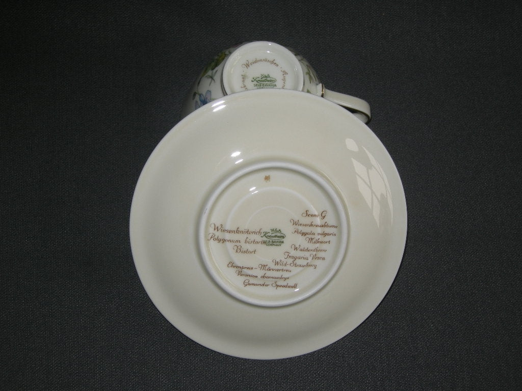 Krautheim Wiesengrund & Bergeshoh'n kop & schotel O8 décor G