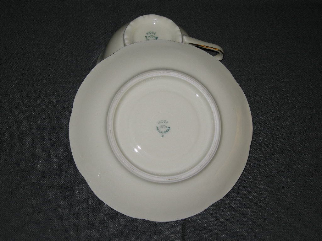 MOSA Bloem 08 theekop en schotel