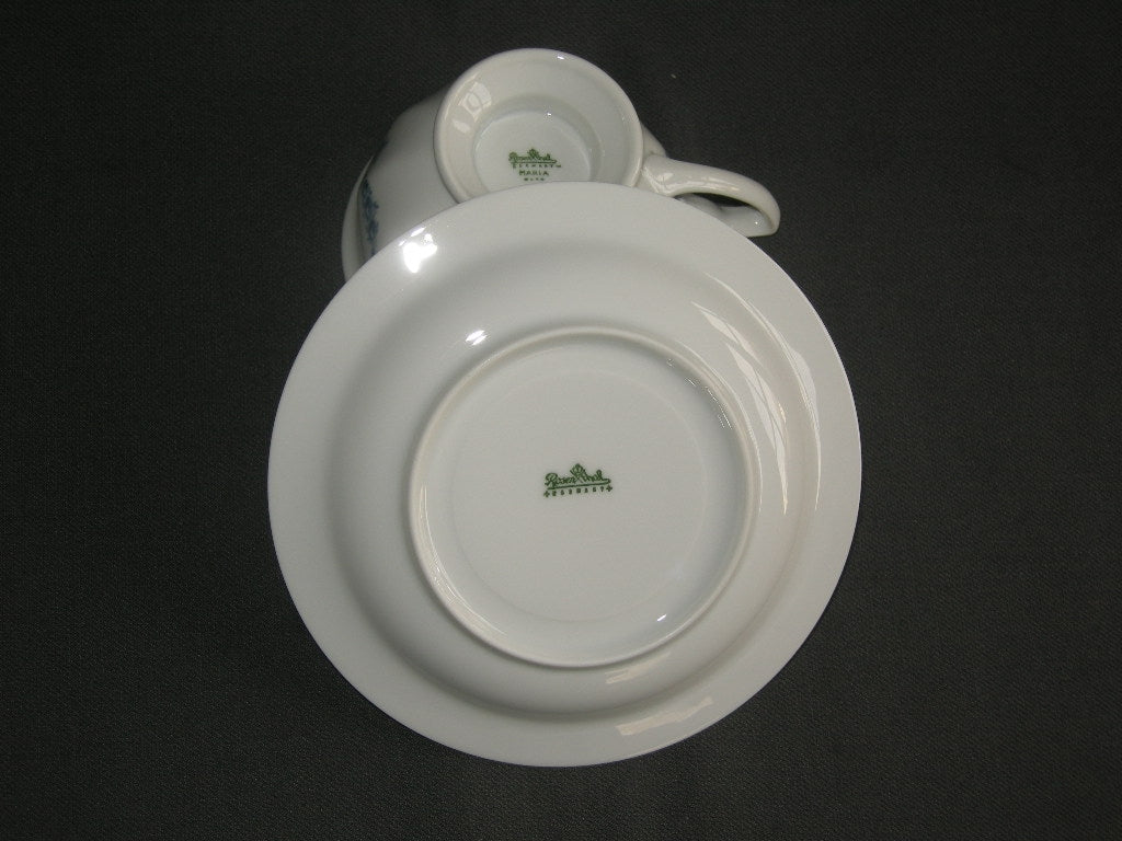Rosenthal Maria Rosenkante Blau kop & schotel