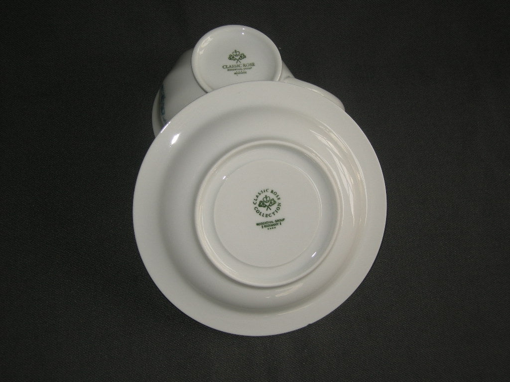 Rosenthal Maria Rosenkante Blau kop & schotel