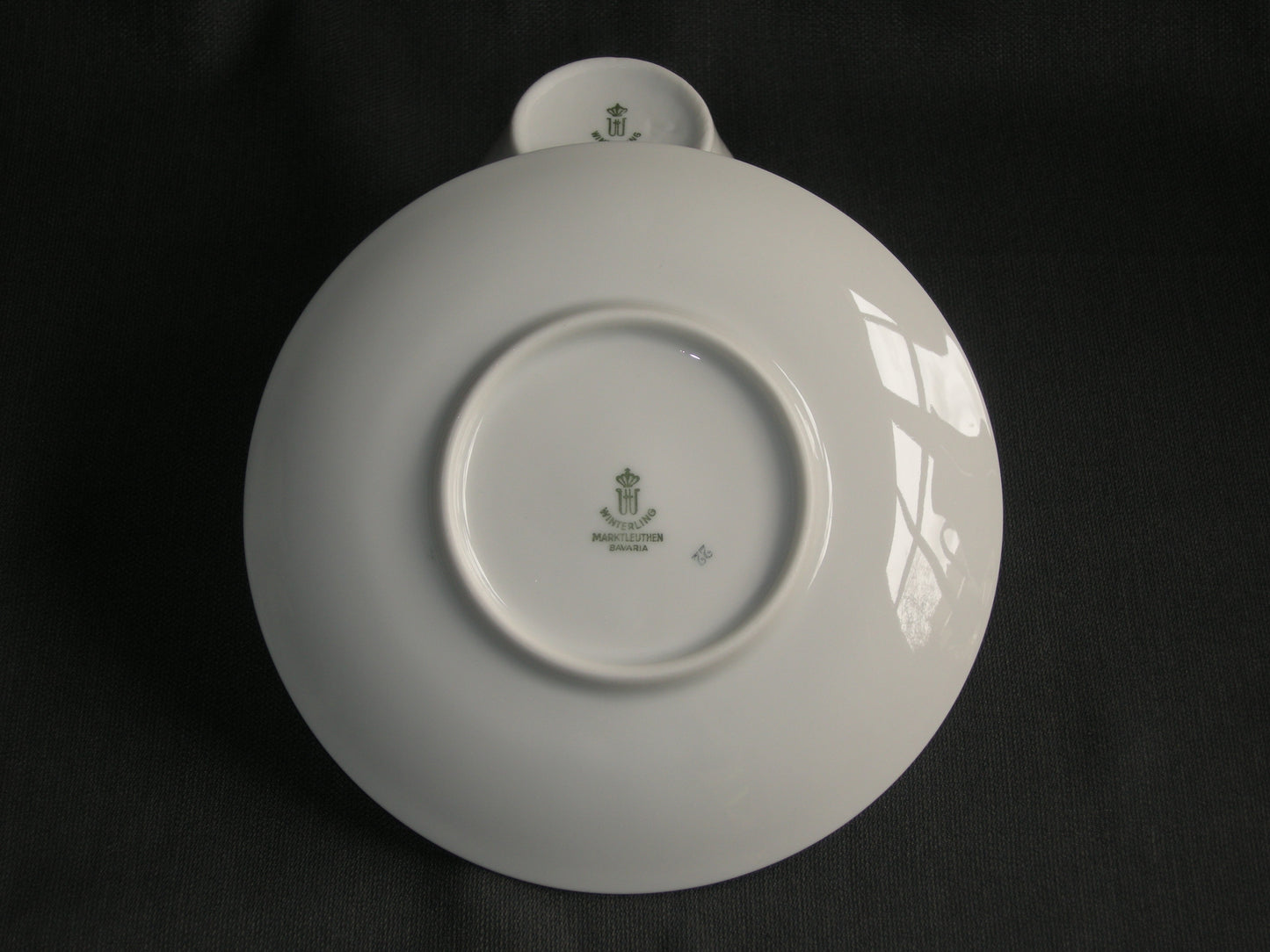 Winterling Marktleuthen spierwit - grijs decor kop & schotel