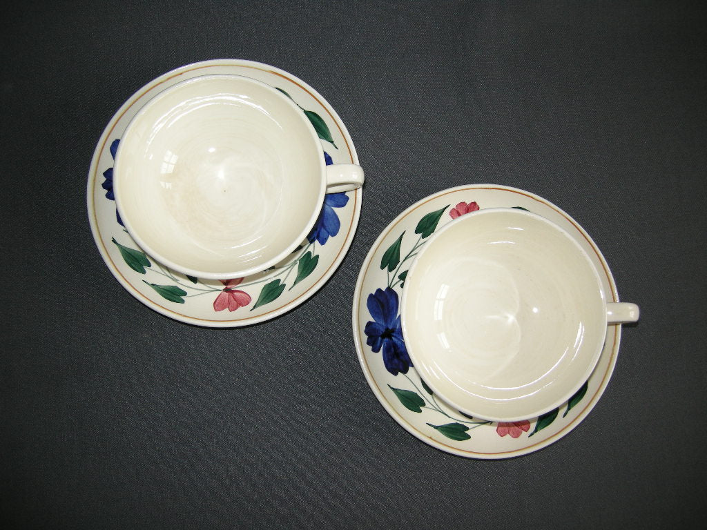 Societe Ceramique Boerenbont 418 kop & schotels craquelé