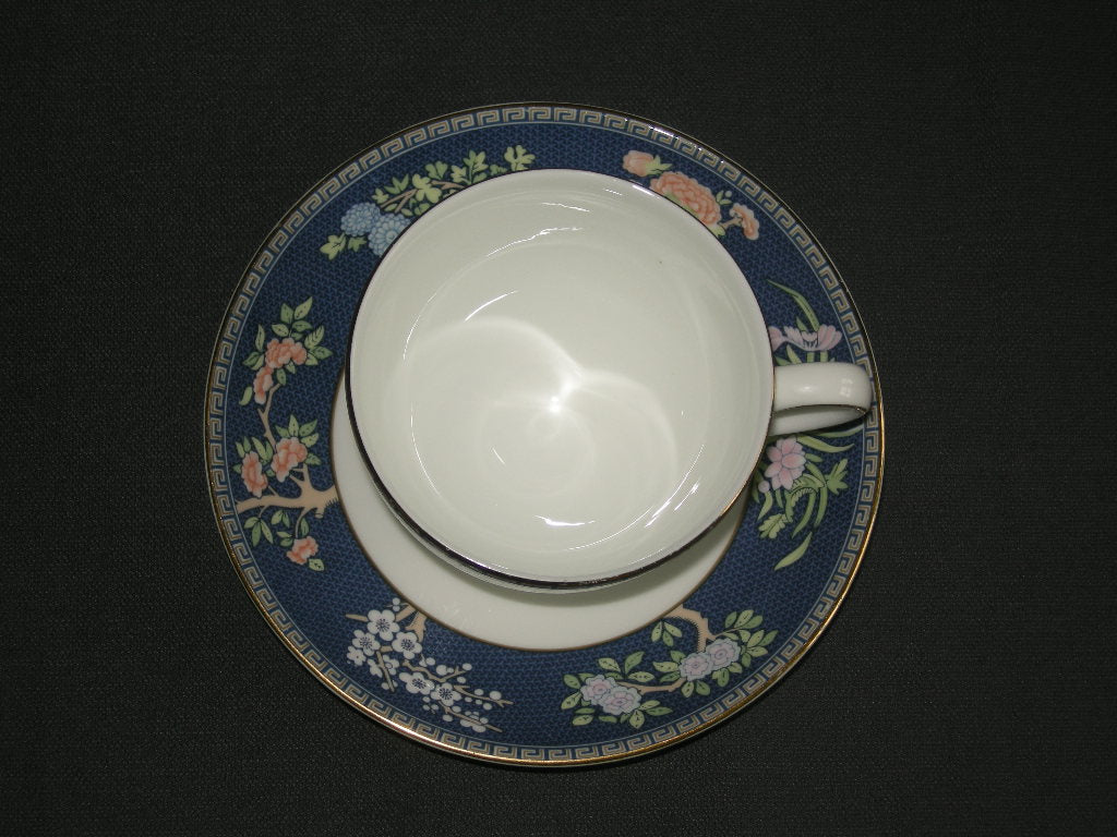 Wedgwood Blue Siam kop & schotel