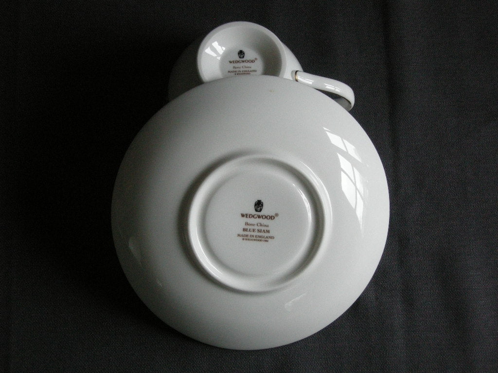 Wedgwood Blue Siam kop & schotel