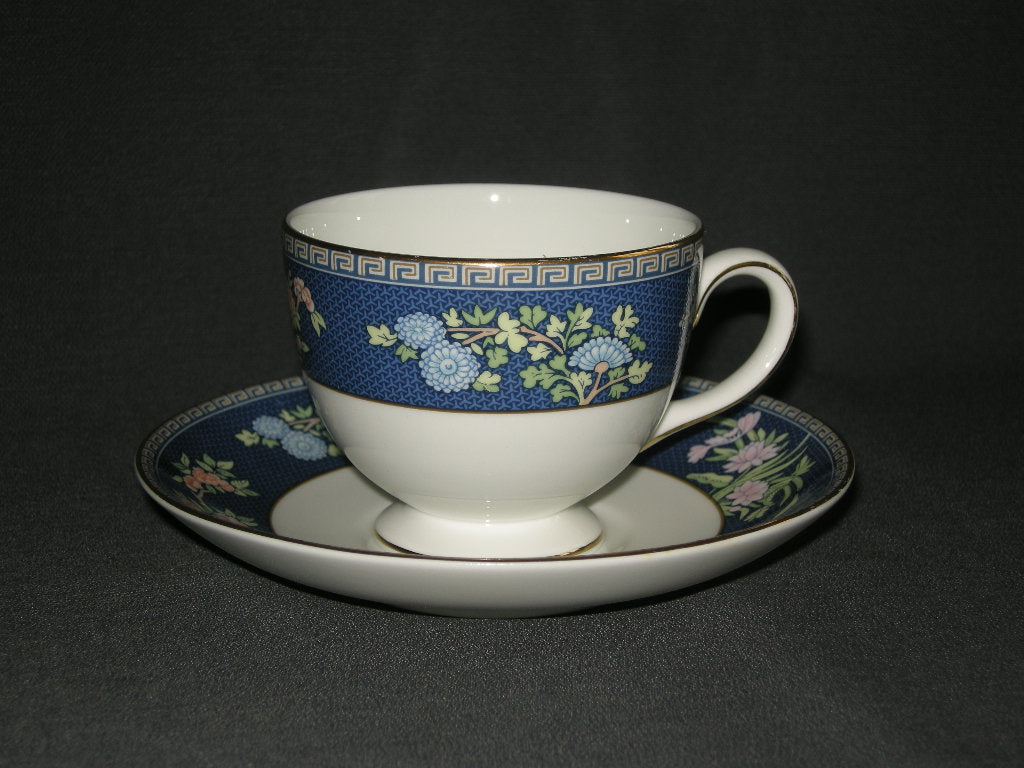 Wedgwood Blue Siam kop & schotel