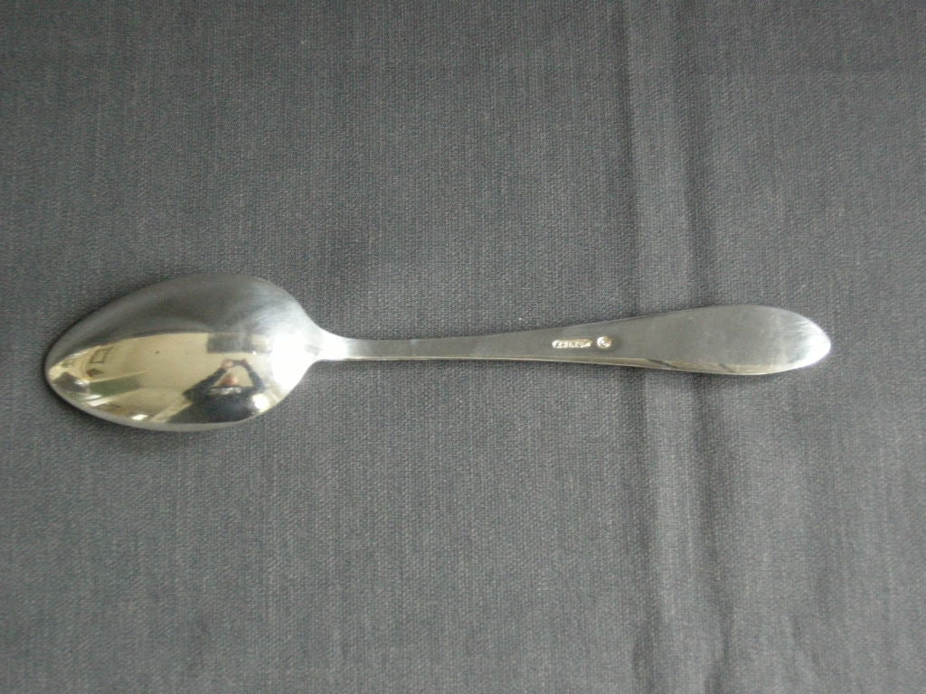Keltum verzilverd P8 puntfilet lepel 17,5 cm.